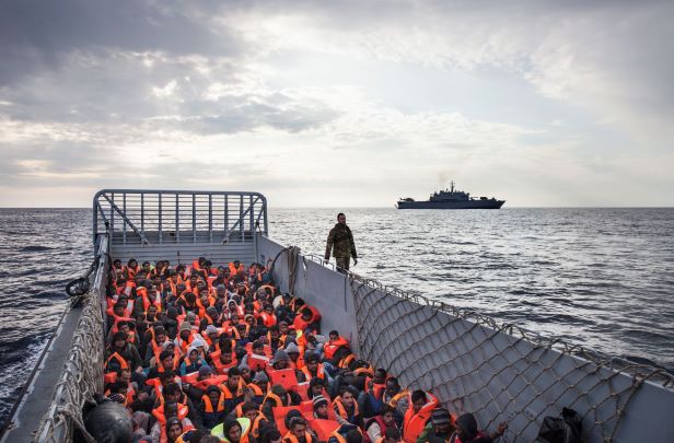 La Marine Royale porte secours à 257 candidats à la migration irrégulière